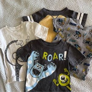 bundle of 4 baby boy t-shirts